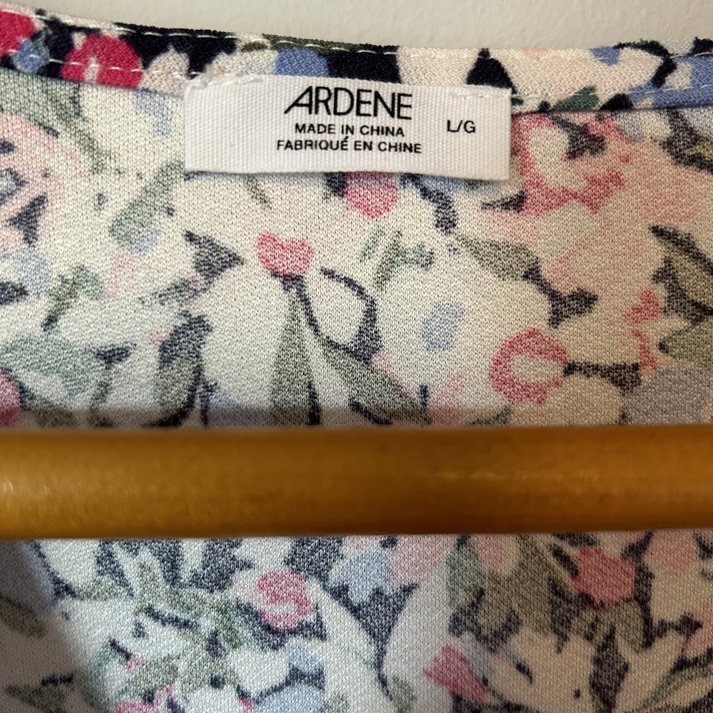 Ardene foral baby doll dress, size L - Picture 5 of 6
